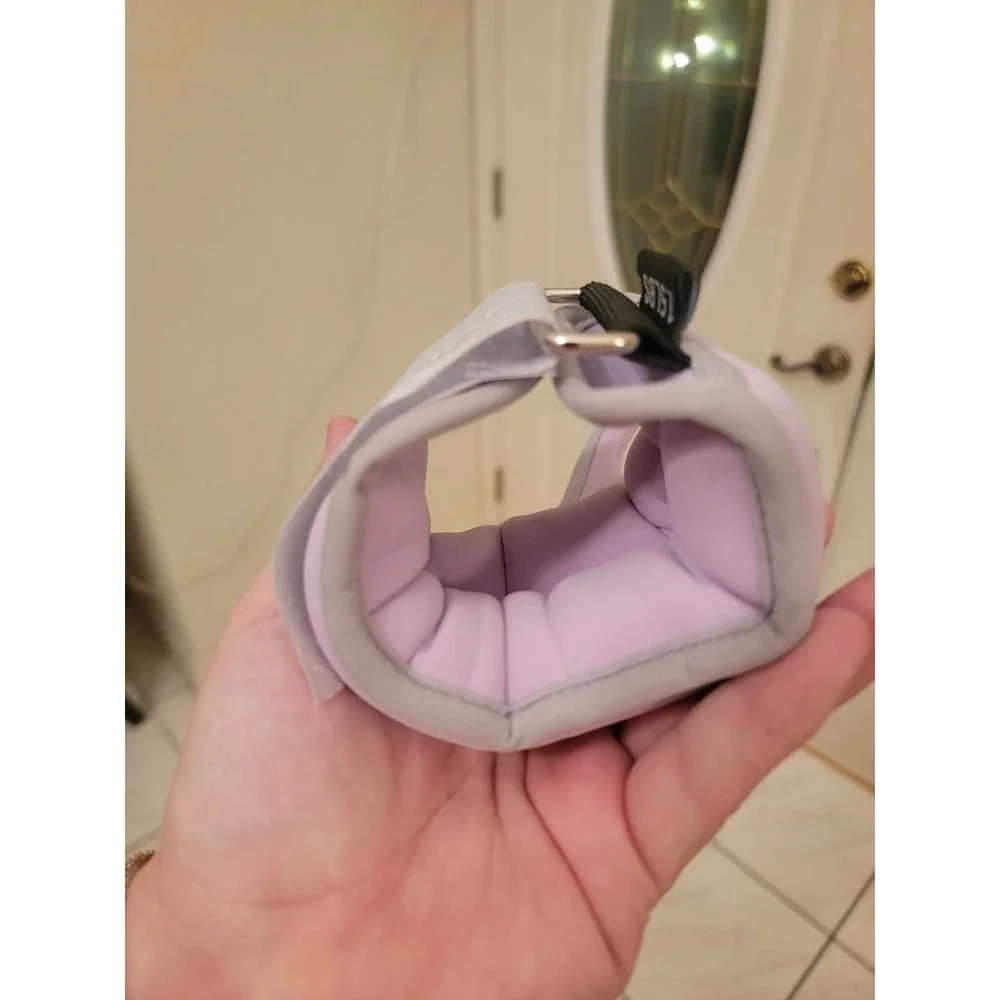 Wrist Weights with Thumb Loops Lock, 1.5 Lbs- Purple